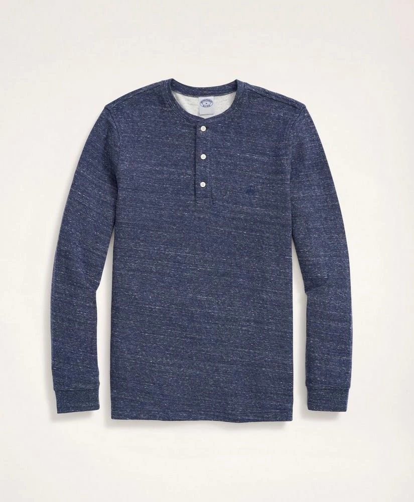 商品Brooks Brothers|Double-Knit Cotton Jersey Henley,价格¥286,第1张图片