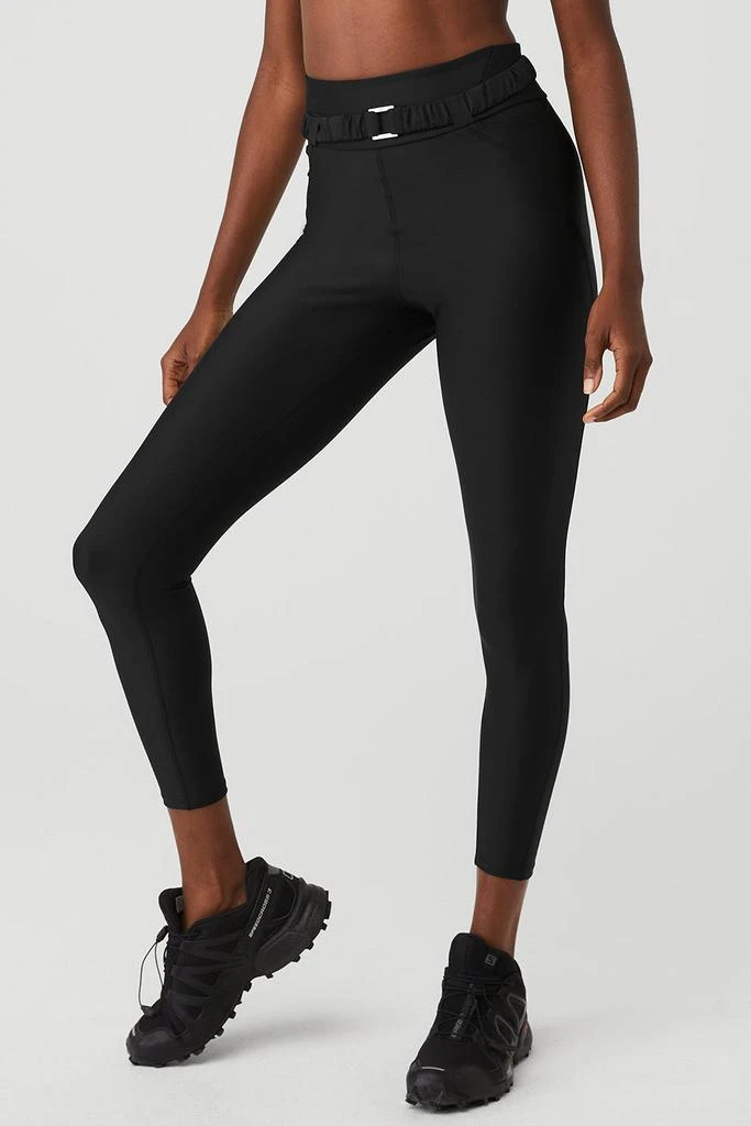 商品Alo|Airlift High-Waist 7/8 Charmer Legging - Black,价格¥1056,第3张图片详细描述