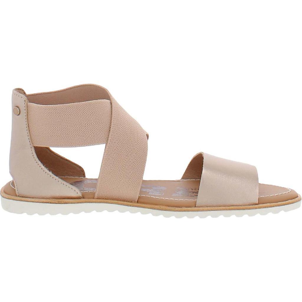 商品SOREL|Sorel Womens Ella Leather Open Toe Flat Sandals,价格¥401,第6张图片详细描述