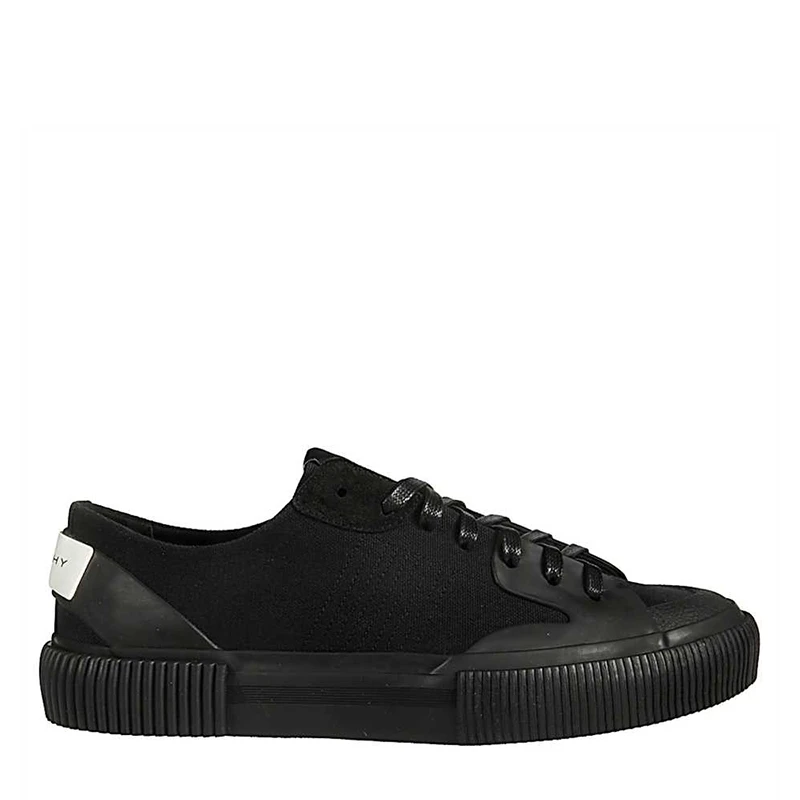 商品Givenchy|GIVENCHY 男士黑色棉质帆布鞋 BH001TH0GK-001,价格¥2402,第1张图片