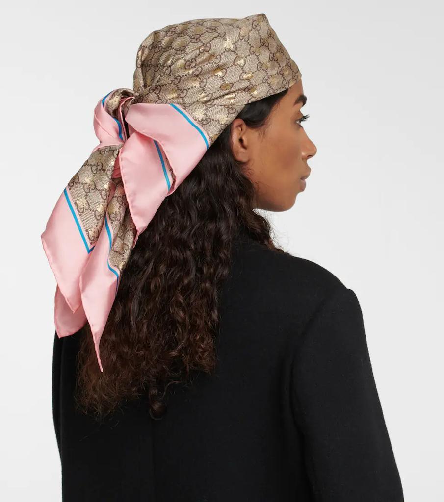 商品Gucci|GG真丝围巾,价格¥4447,第5张图片详细描述