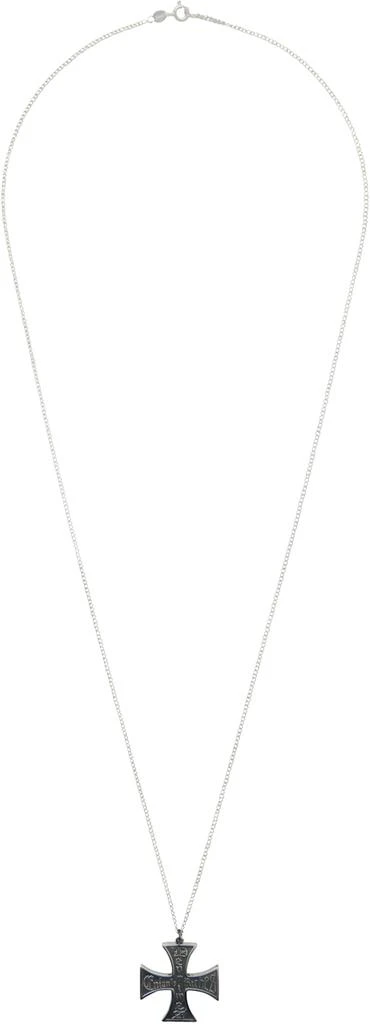 商品Enfants Riches Deprimes|Silver Cross Logo Necklace,价格¥3107,第1张图片