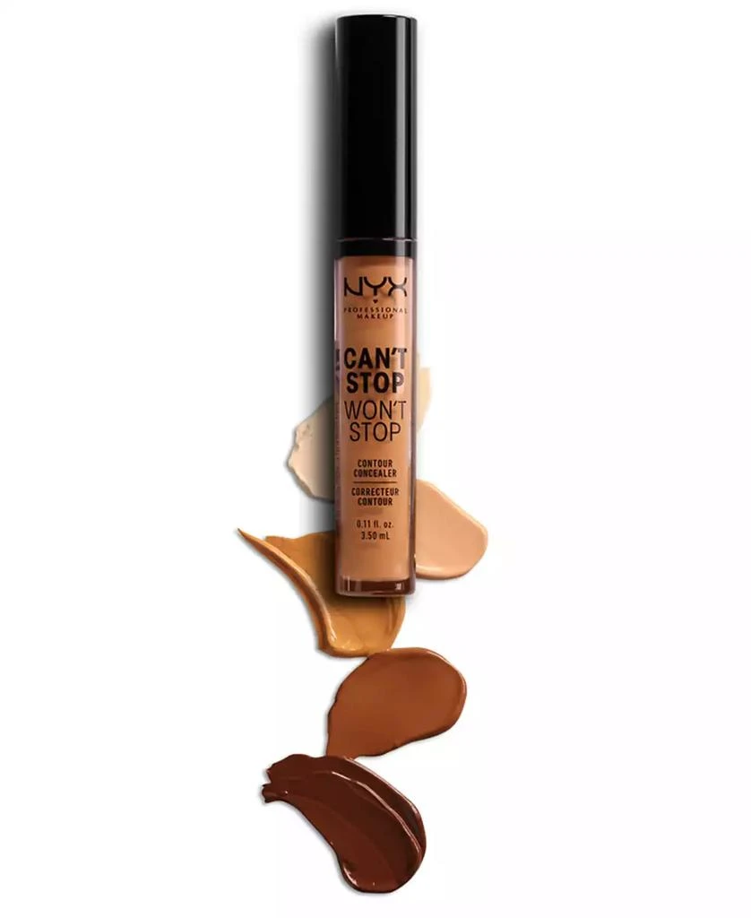 商品NYX Professional Makeup|Can't Stop Won't Stop Contour Concealer, 0.11 oz.,价格¥72,第4张图片详细描述