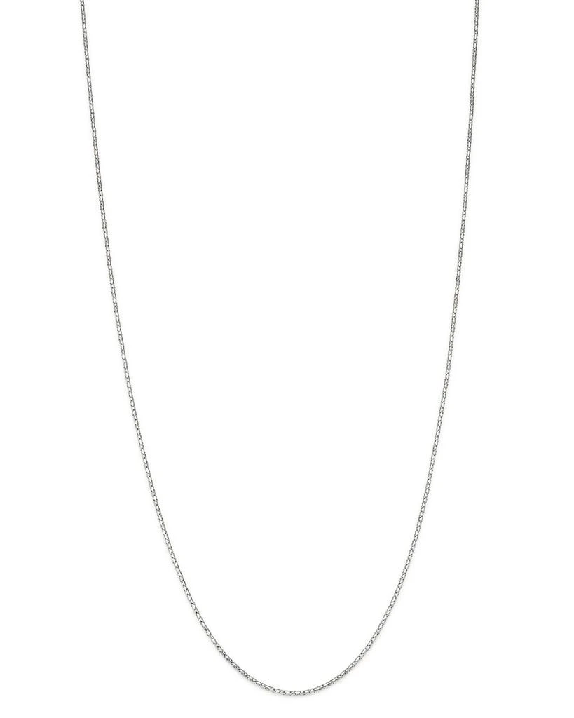 商品Bloomingdale's Fine Collection|Box Link Chain Necklace in 14K White Gold - Exclusive,价格¥3857,第1张图片