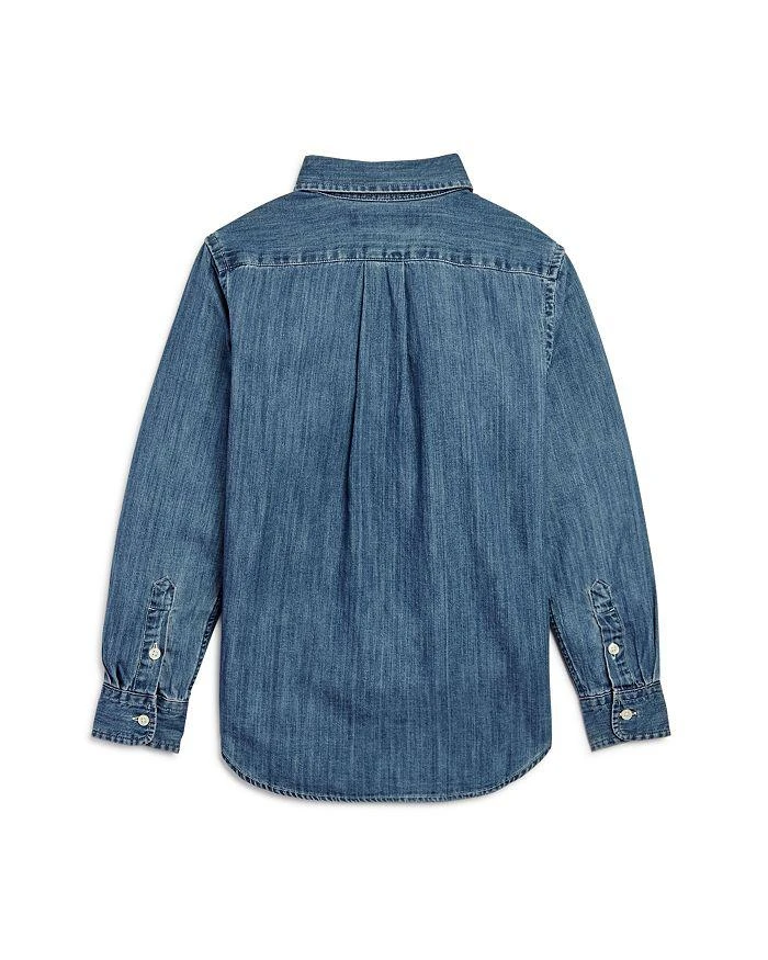 商品Ralph Lauren|Boys' Denim Button-Down Shirt - Little Kid, Big Kid,价格¥414,第2张图片详细描述