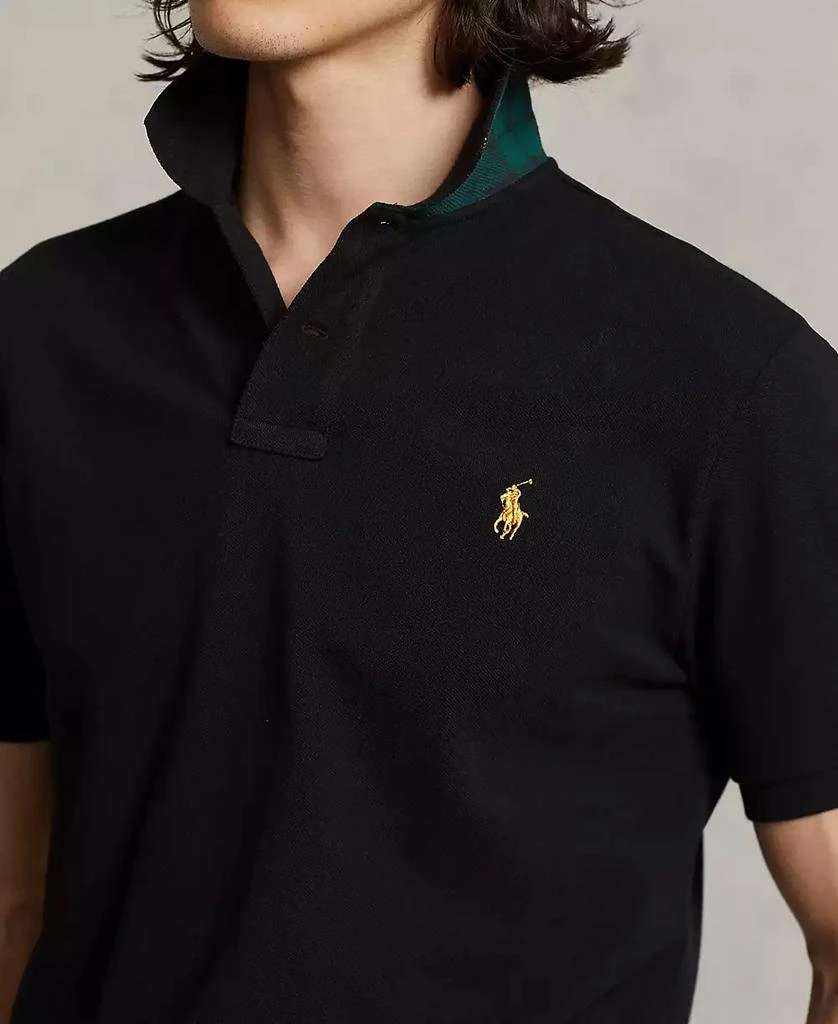 商品Ralph Lauren|Men's Custom Slim Fit Mesh Polo Shirt,价格¥348,第5张图片详细描述