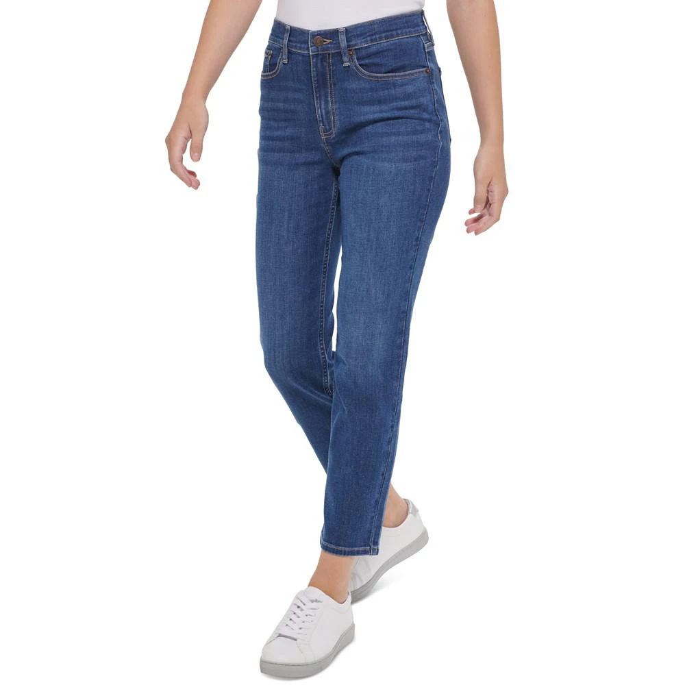 商品Calvin Klein|Hi Rise Slim Whisper Soft Repreve 27" Jeans,价格¥413,第3张图片详细描述