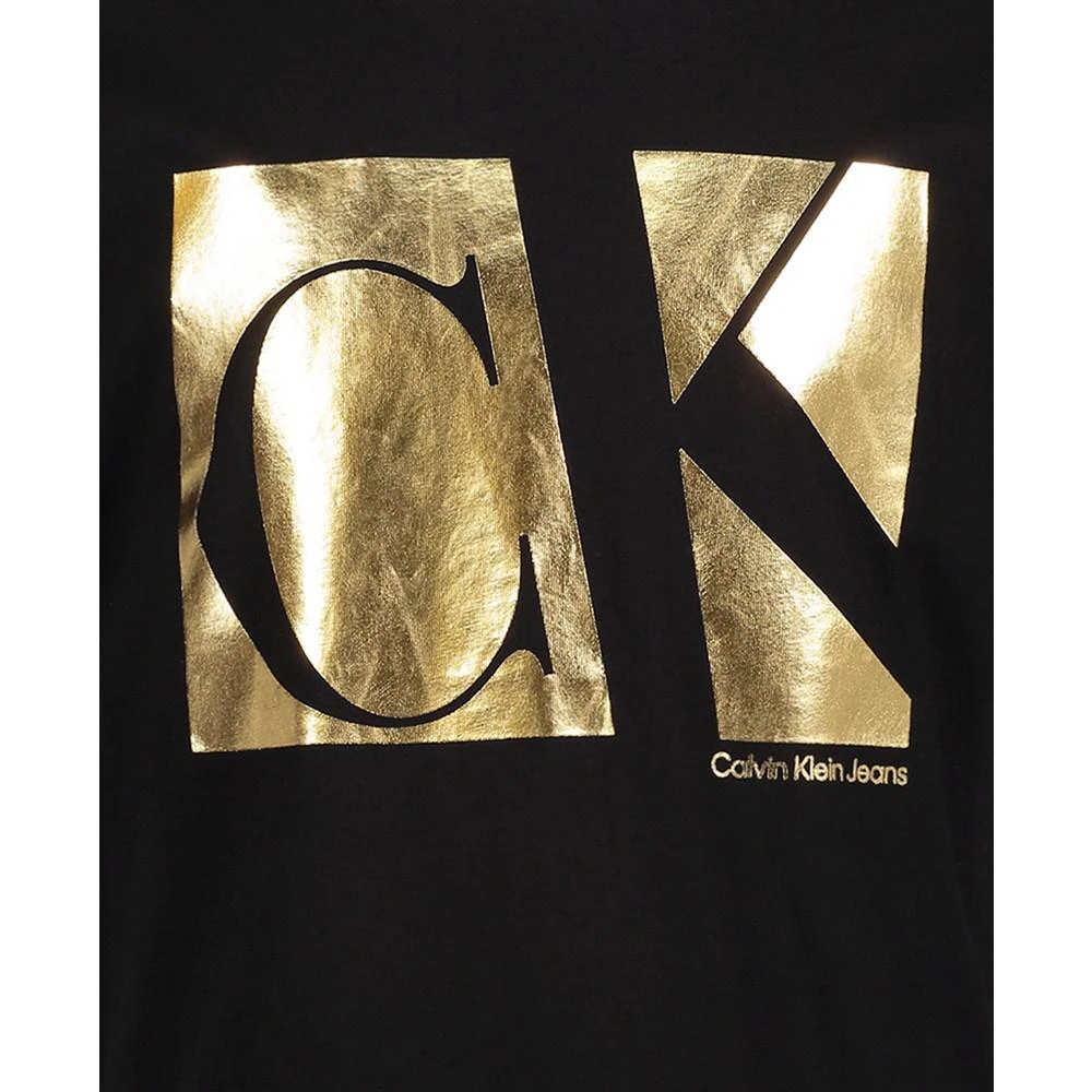 商品Calvin Klein|Big Boys Split Block Short Sleeve T-shirt,价格¥110,第2张图片详细描述