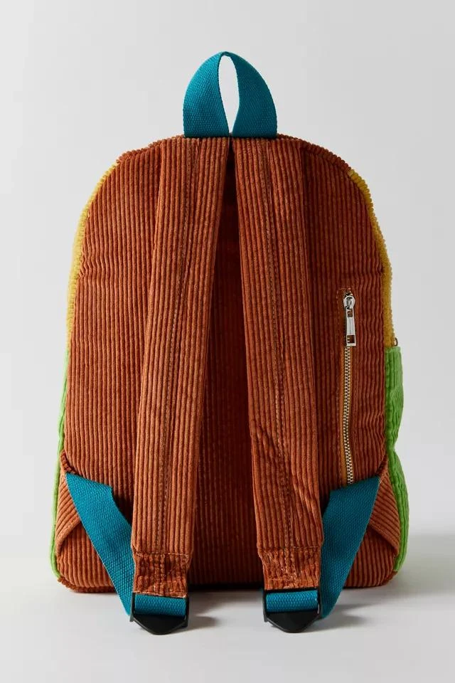 商品BDG|BDG Patchwork Corduroy Backpack,价格¥227,第3张图片详细描述