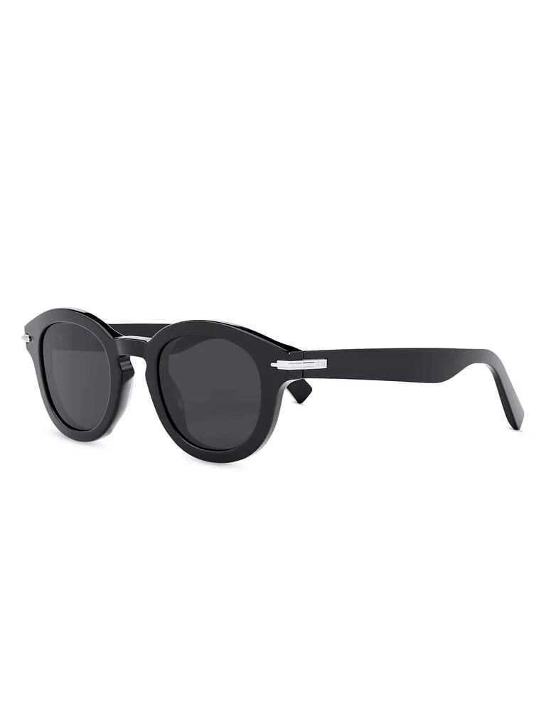 商品Dior|DiorBlackSuit R5I 48MM Round Sunglasses,价格¥1845,第1张图片