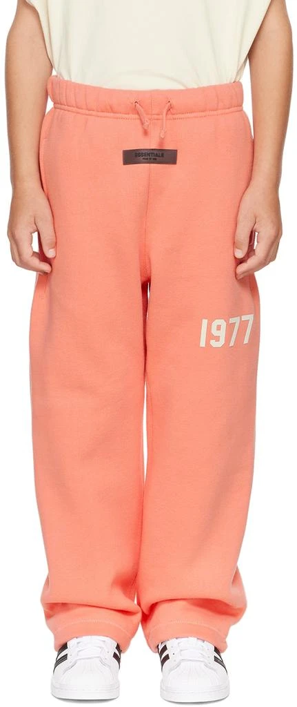 商品Essentials|Kids Pink '1977' Relaxed Lounge Pants,价格¥592,第1张图片