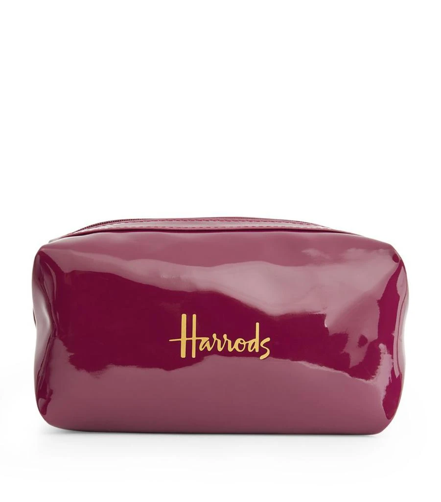 商品Harrods|Patent Logo Cosmetics Bag,价格¥246,第2张图片详细描述