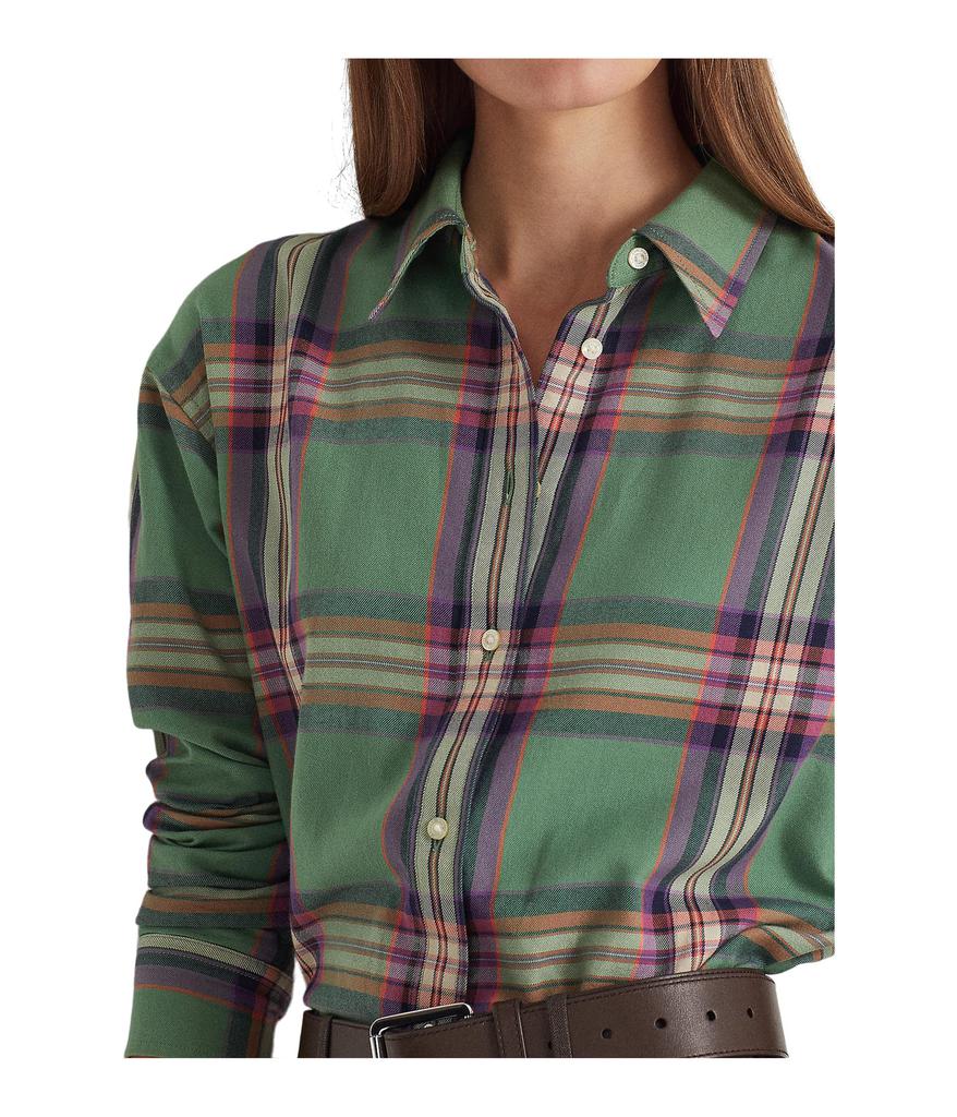 Plaid Cotton Twill Shirt商品第3张图片规格展示