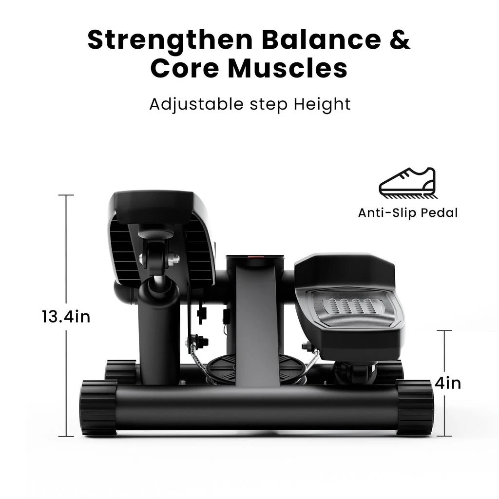 商品Streamdale Furniture|Streamdale LED Mini Stepper with Bands Portable,价格¥462,第4张图片详细描述