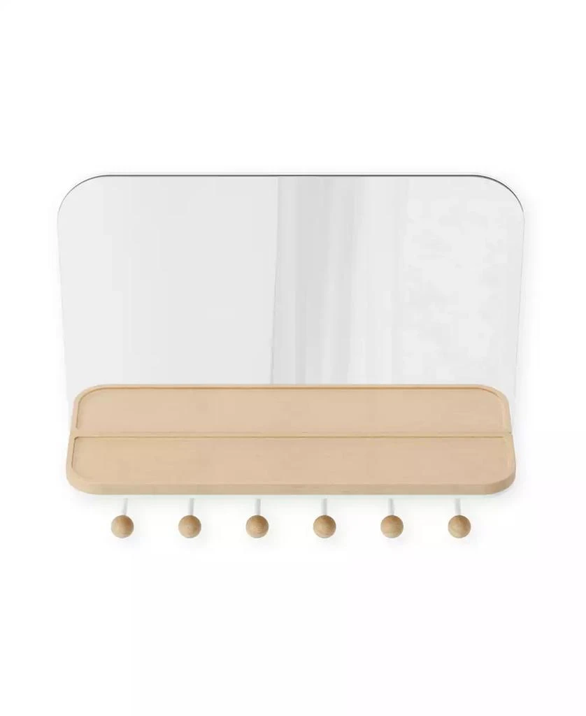 商品Umbra|Estique Mirror with Hooks,价格¥579,第4张图片详细描述