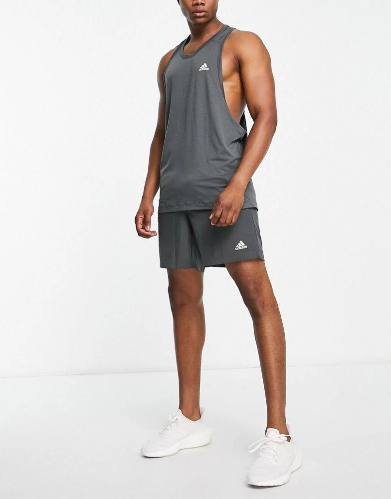 商品Adidas|adidas Training Train 365 logo vest in black,价格¥160,第4张图片详细描述