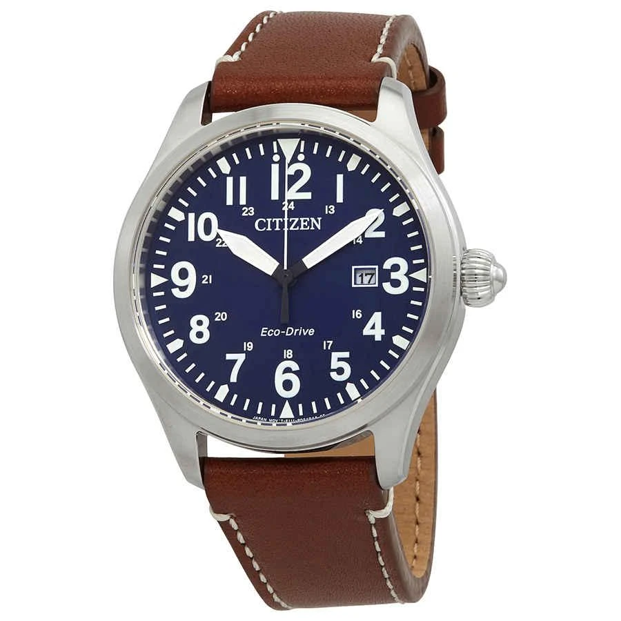 商品Citizen|Chandler Military Eco-Drive Blue Dial Men's Watch BM6838-17L,价格¥893,第1张图片