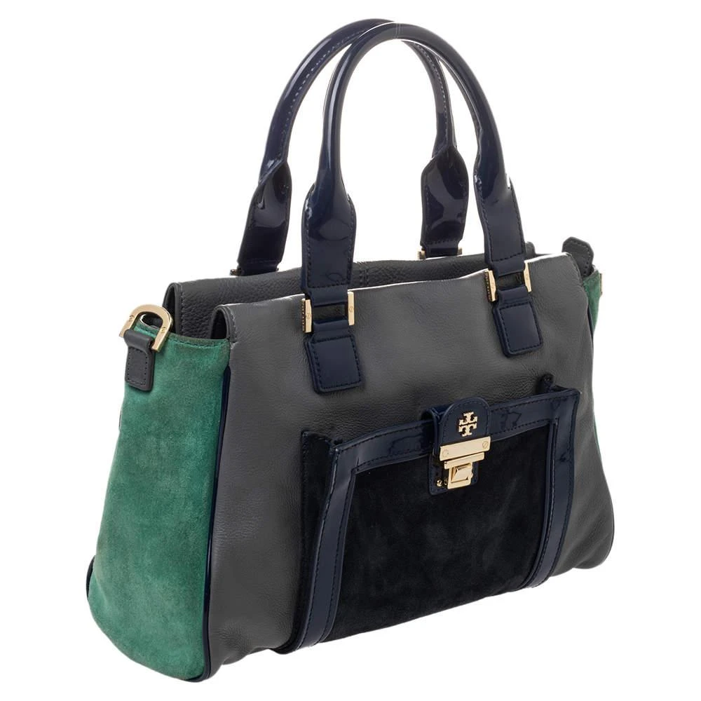 商品[二手商品] Tory Burch|Tory Burch Multicolor Suede And Leather Tote,价格¥2033,第3张图片详细描述