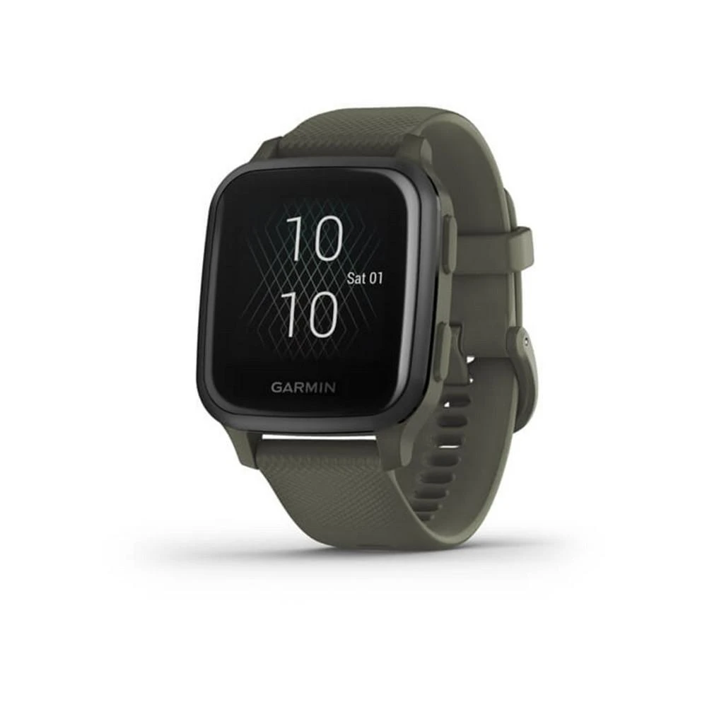 商品Garmin|Unisex Venu Sq Music Moss Silicone Band Smart Watch 40mm,价格¥1853,第1张图片