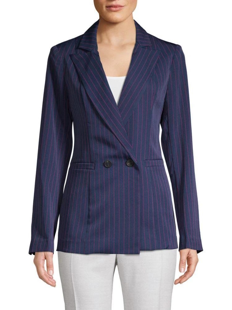 商品Grey Lab|Pinstriped Double-Breasted Blazer,价格¥280,第1张图片