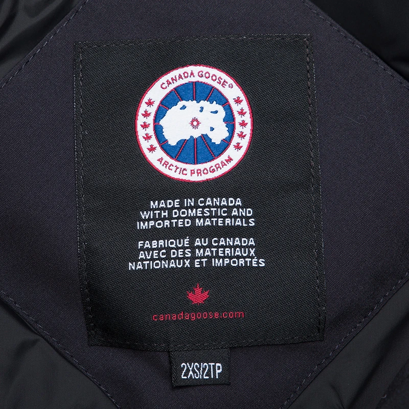 Canada Goose 加拿大鹅 女士郊狼毛领深蓝色羽绒服 2580L-NAVY 商品