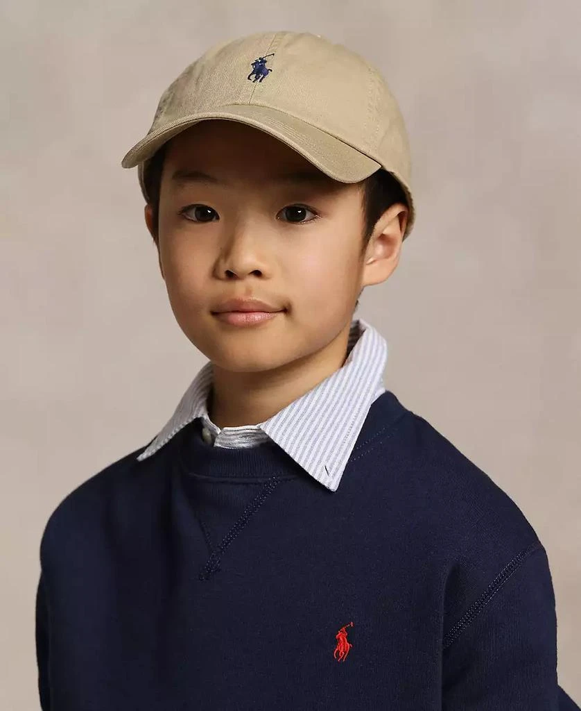 商品Ralph Lauren|大童棉质斜纹棉布棒球帽,价格¥187,第1张图片