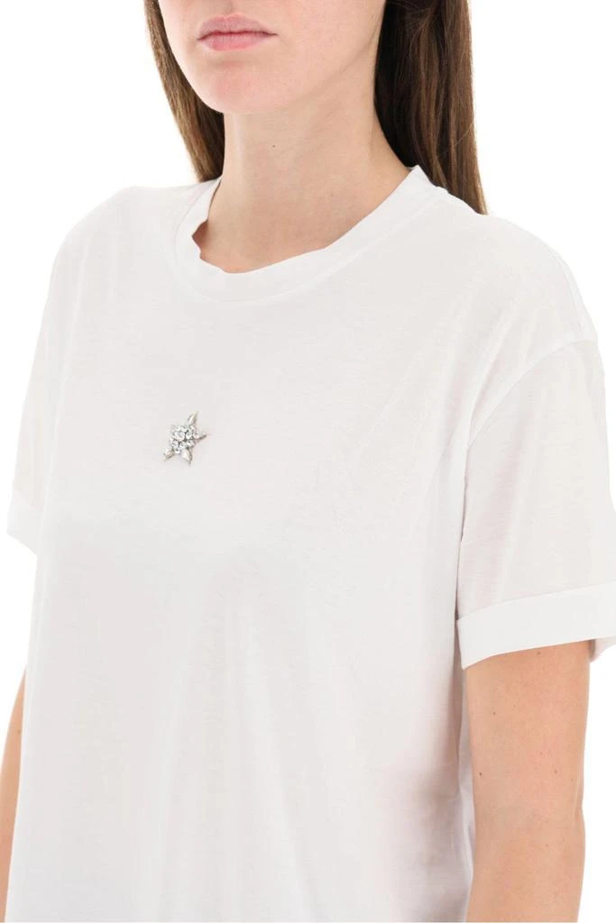 商品Stella McCartney|T-SHIRT MINISTAR EMBROIDERY WITH CRYSTALS,价格¥1211,第5张图片详细描述