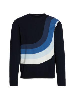 Wave Intarsia Sweater商品第6张图片规格展示
