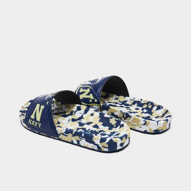 Hype Co. Navy Midshipmen College Slydr Slide Sandals 商品