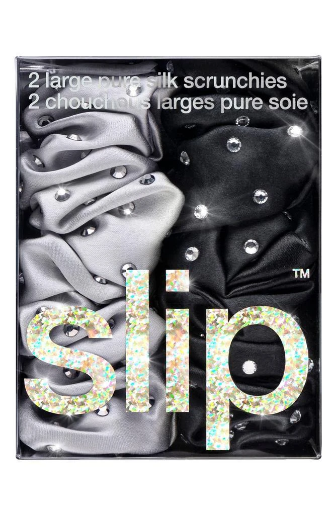 商品Slip|Moonlight Pure Silk Scrunchie Set,价格¥233,第2张图片详细描述