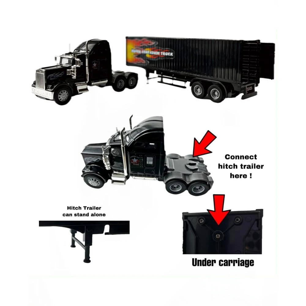 商品Big Daddy|Mag-Genius Big-Daddy Big Rig Tractor Trailer Toy,价格¥151,第5张图片详细描述