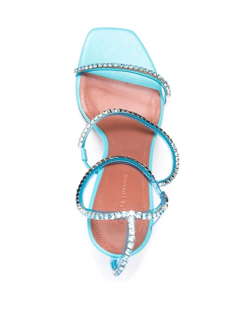 商品Amina Muaddi|AMINA MUADDI - Gilda Glass Heel Sandals,价格¥8709,第4张图片详细描述