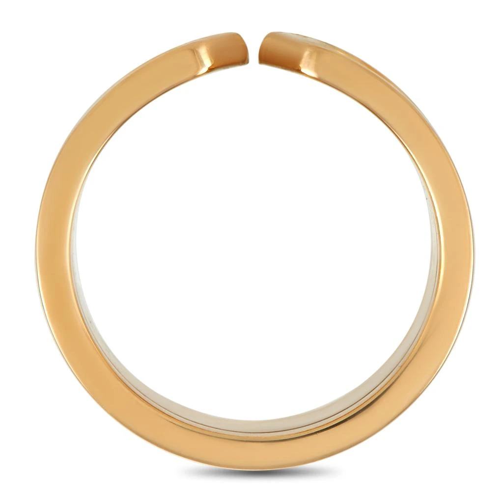 商品[二手商品] Cartier|Cartier Double C 18K Yellow Gold Wide Band Ring,价格¥10671,第2张图片详细描述