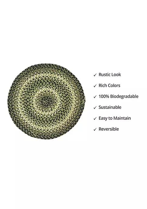 商品Home Spice|Spice Modern Decorative 15 Trivet Round Pinecone Jute Braided Accessories   3 Pack,价格¥486,第3张图片详细描述