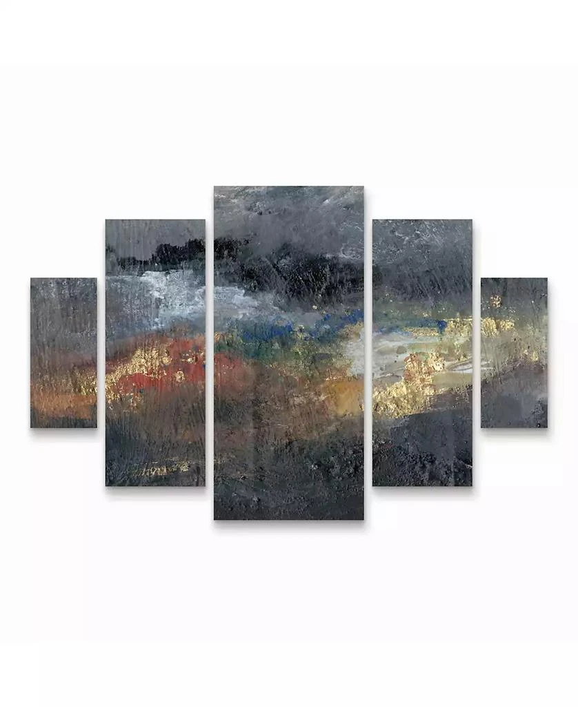 商品Trademark Global|Joyce Combs Mountains in the Mist III Multi Panel Art Set Large Diamond - 19" x 41.5",价格¥2700,第1张图片