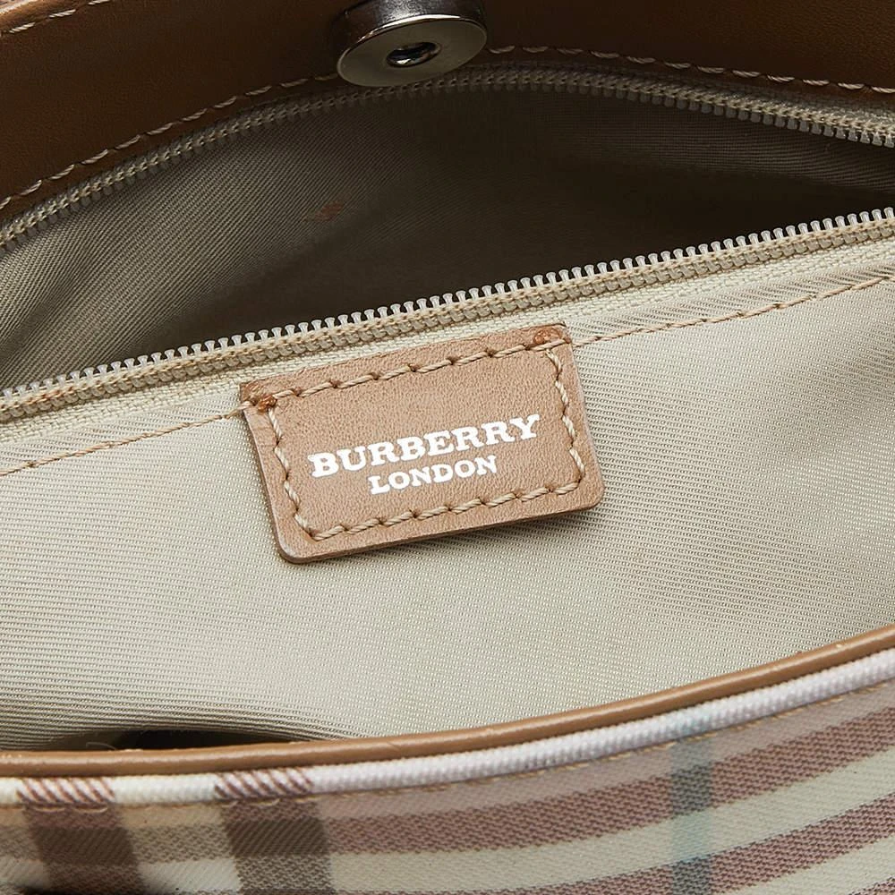 Burberry Light Pink/Beige Nova Check Coated Canvas And Leather Tote 商品