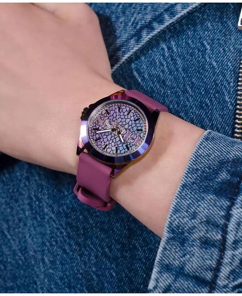 Women's Analog Purple Silicone Watch 36mm 商品