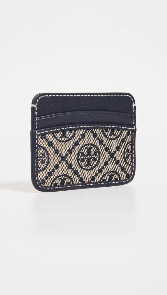 商品Tory Burch|Tory Burch 汤丽柏琦 T Monogram Jacquard Card Case,价格¥964,第2张图片详细描述