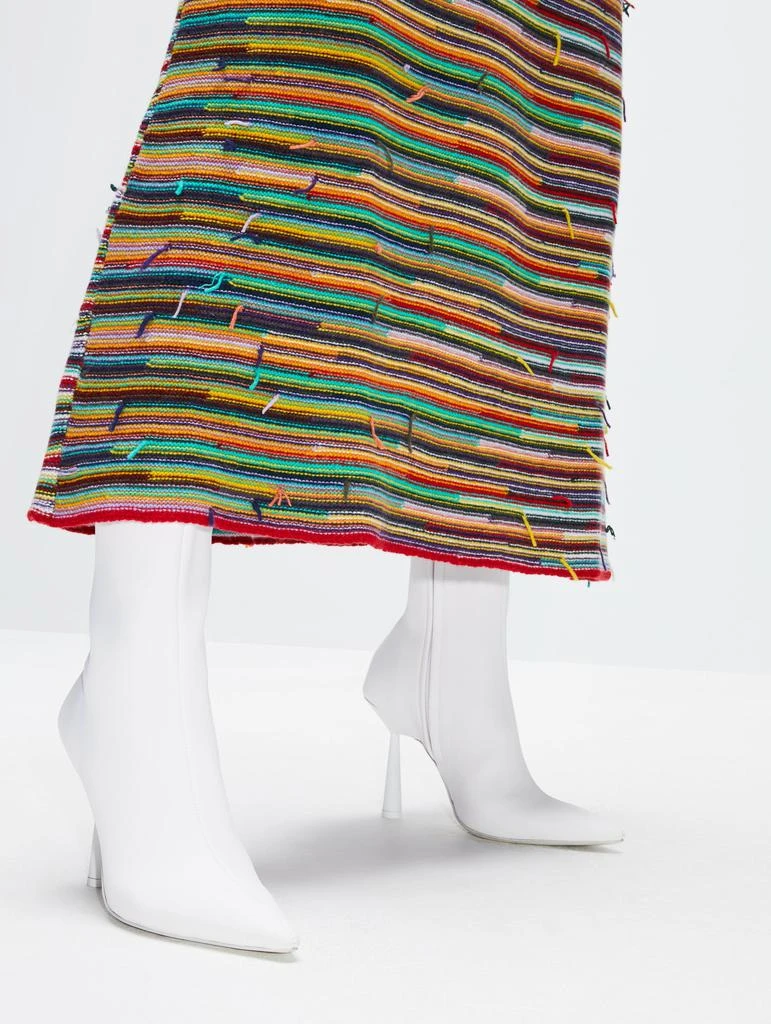 Striped Cashmere Wool Blend Midi Skirt 商品