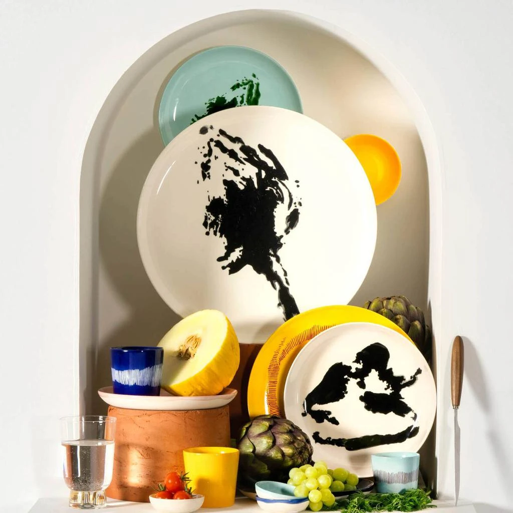 商品The Hut|Serax x Ottolenghi Large Plate - Azure & Pepper Green (Set of 2),价格¥282,第2张图片详细描述
