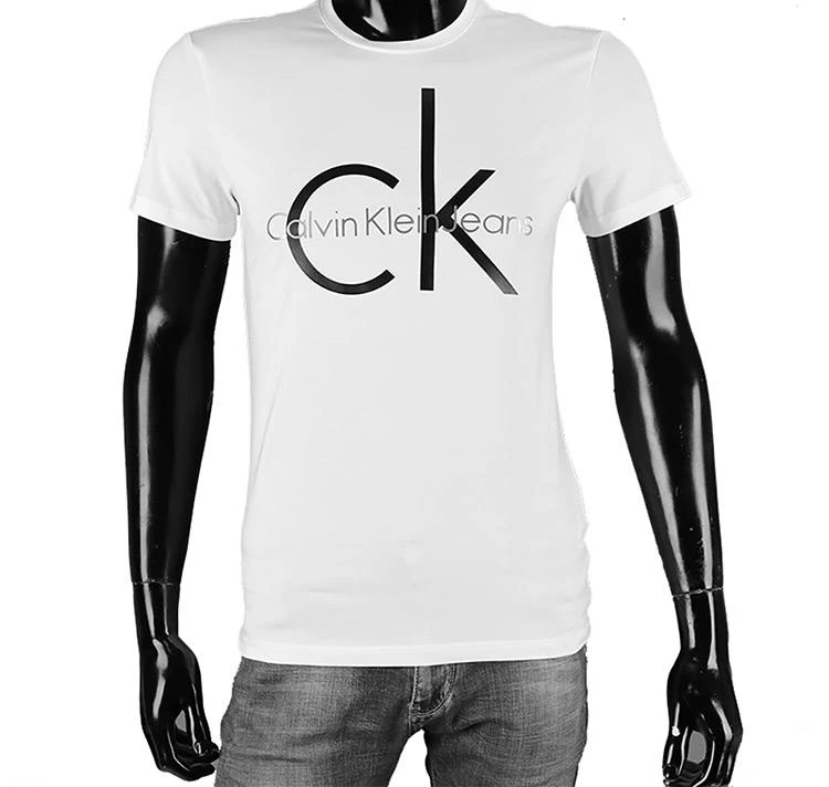 商品Calvin Klein|Calvin Klein卡尔文克莱恩男士时尚百搭宽松圆领短袖T恤,价格¥382,第3张图片详细描述