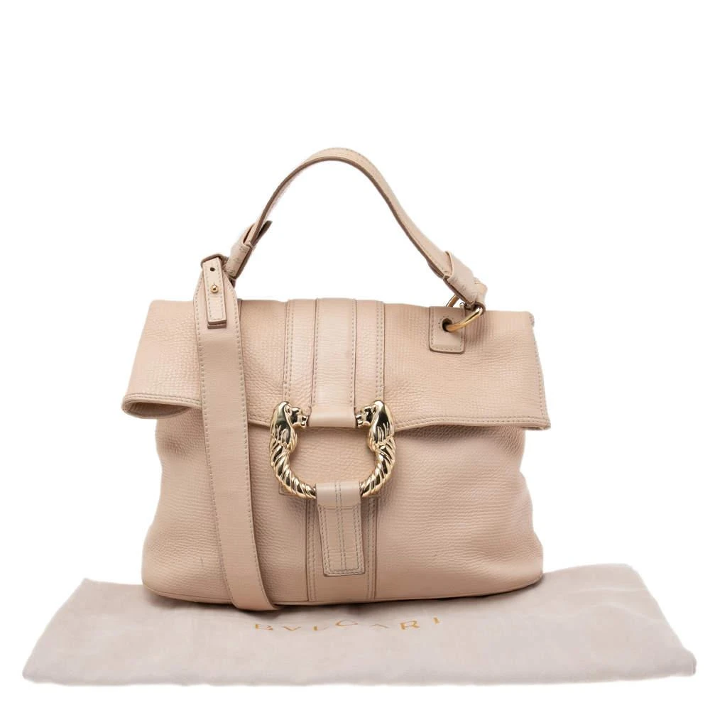 Bvlgari Beige Leather Leoni Shoulder Bag 商品