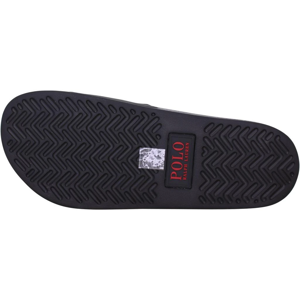 商品Ralph Lauren|Ralph Lauren Polo Slide SN SLI Black/Red  809852071004 Men's,价格¥332,第4张图片详细描述