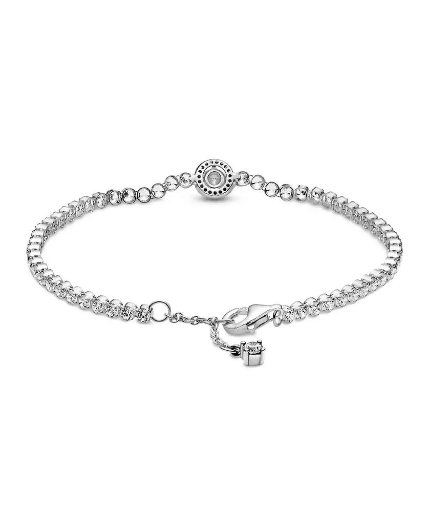 商品PANDORA|Cubic Zirconia Sparkling Halo Tennis Bracelet,价格¥585,第2张图片详细描述