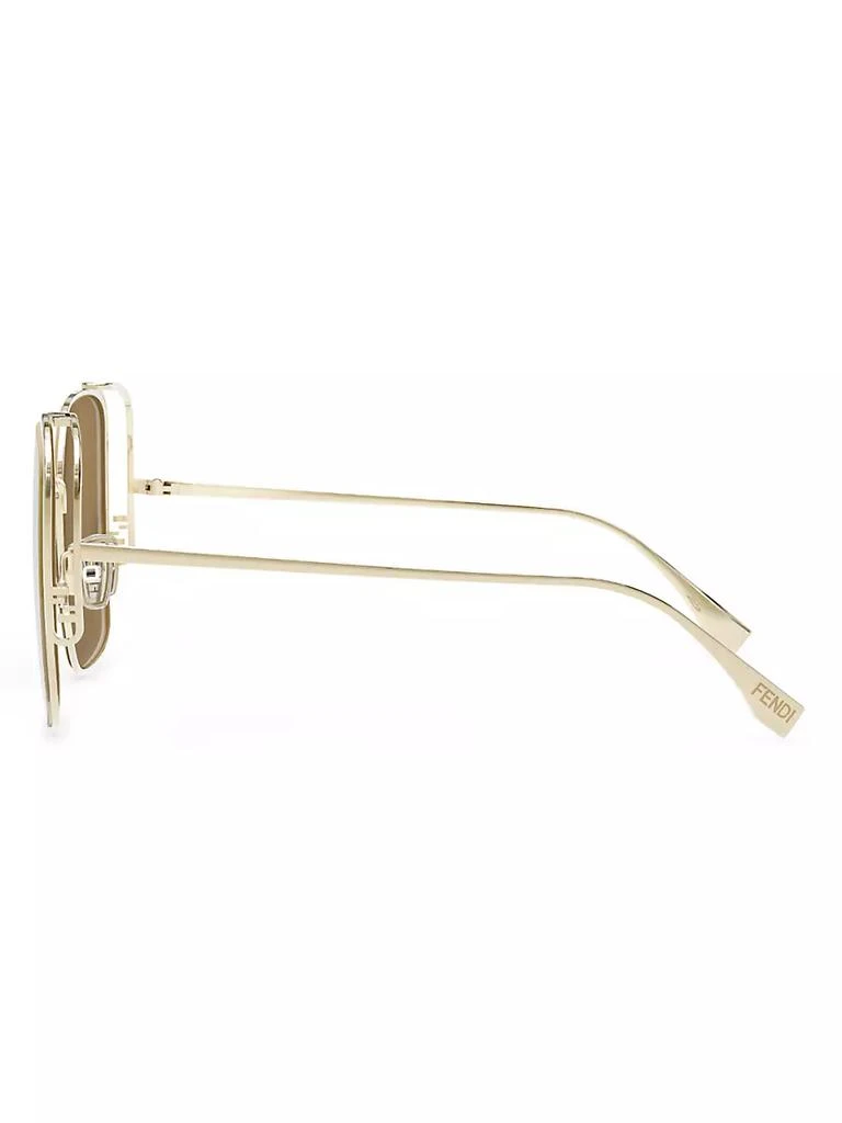 商品Fendi|O'Lock 59MM Square Sunglasses,价格¥3562,第4张图片详细描述
