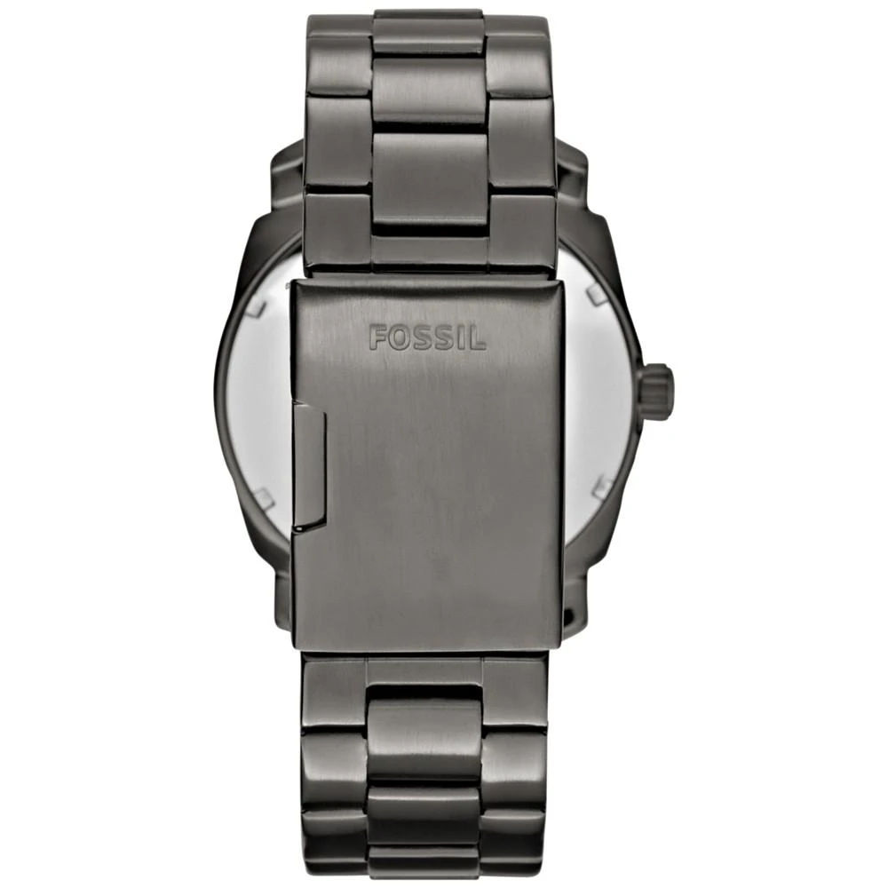 商品Fossil|Men's Machine Gray Tone Stainless Steel Bracelet Watch 42mm FS4774,价格¥1196,第3张图片详细描述