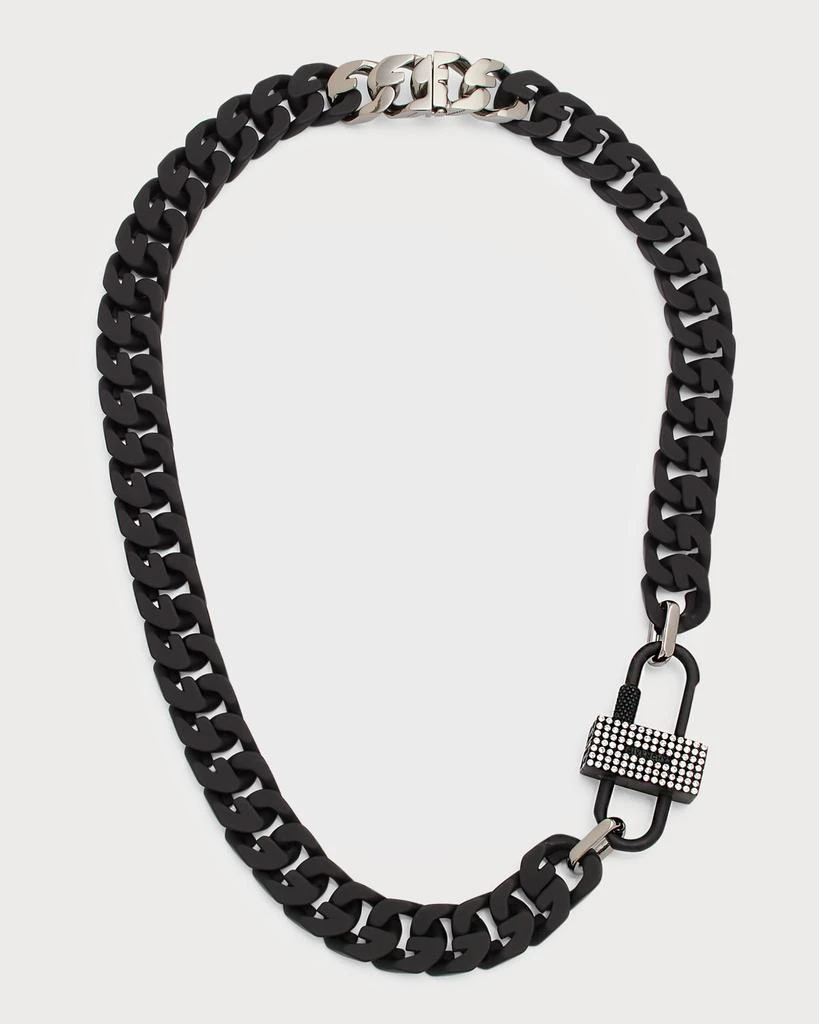 商品Givenchy|G-Chain Necklace with Crystals,价格¥13854,第1张图片