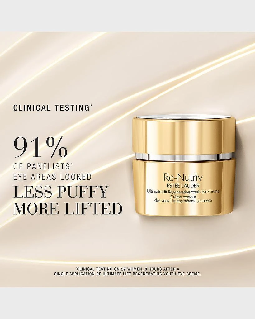 商品Estée Lauder|Re-Nutriv Ultimate Lift Regenerating Youth Eye Creme, 0.5 oz.,价格¥1393,第2张图片详细描述