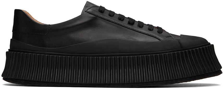 商品Jil Sander|Black Calfskin Sneakers,价格¥3698,第1张图片