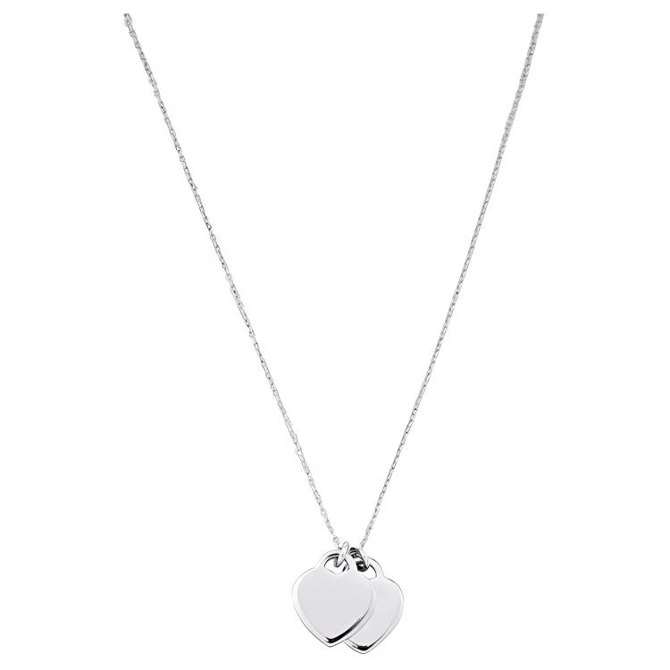 商品[国内直发] Tiffany & Co.|蒂芙尼 Return to Tiffany系列 恒久挚爱红双心 925银 项链 女款 红色,价格¥2627,第5张图片详细描述